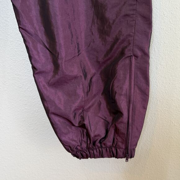 Outbrook Windbreaker Track Suit Womens Sz 1X Maroon Blue Full Zip Pull On Pants - Picture 5 of 12